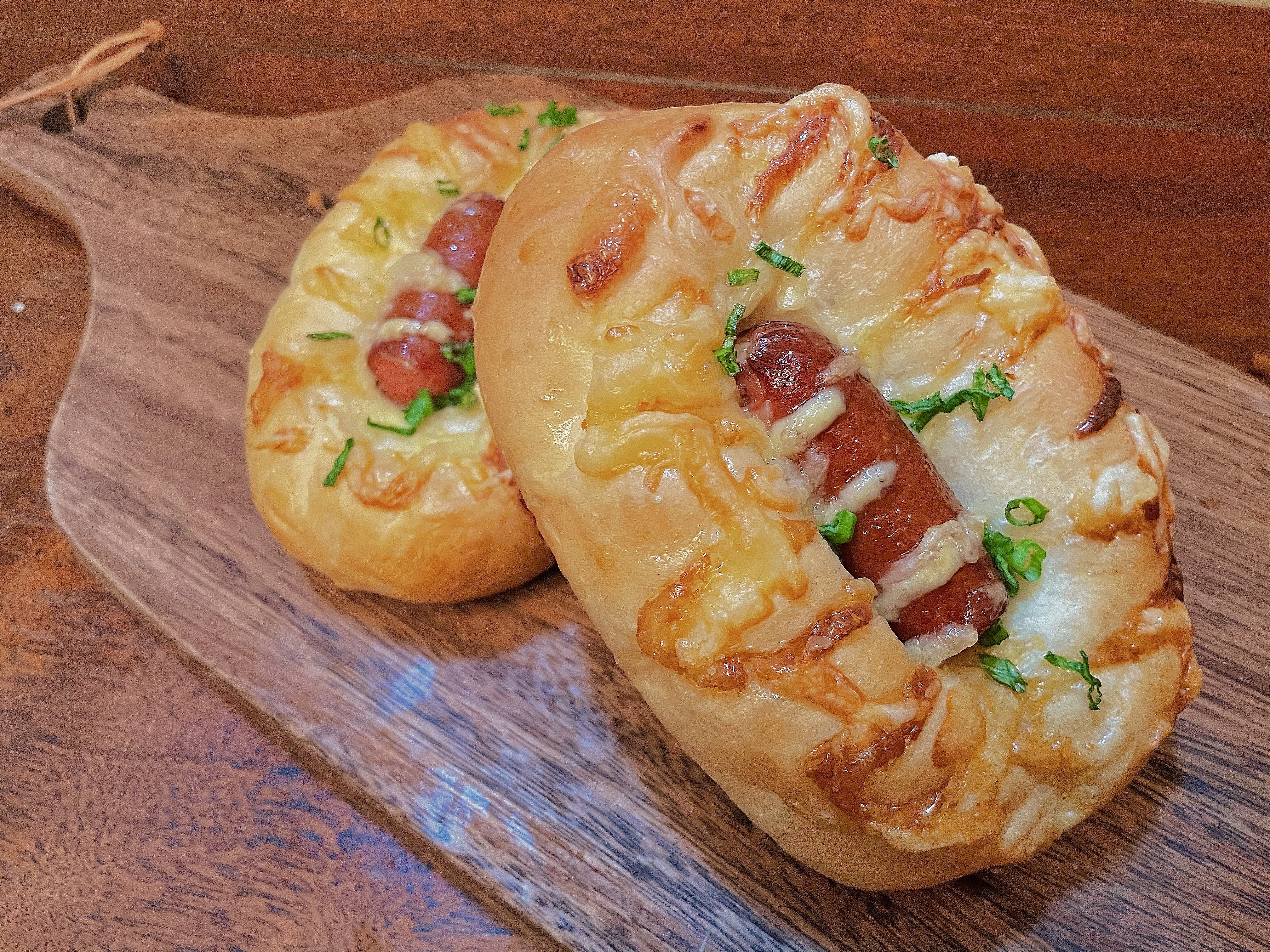 Cheese Hot-dog Bun Image